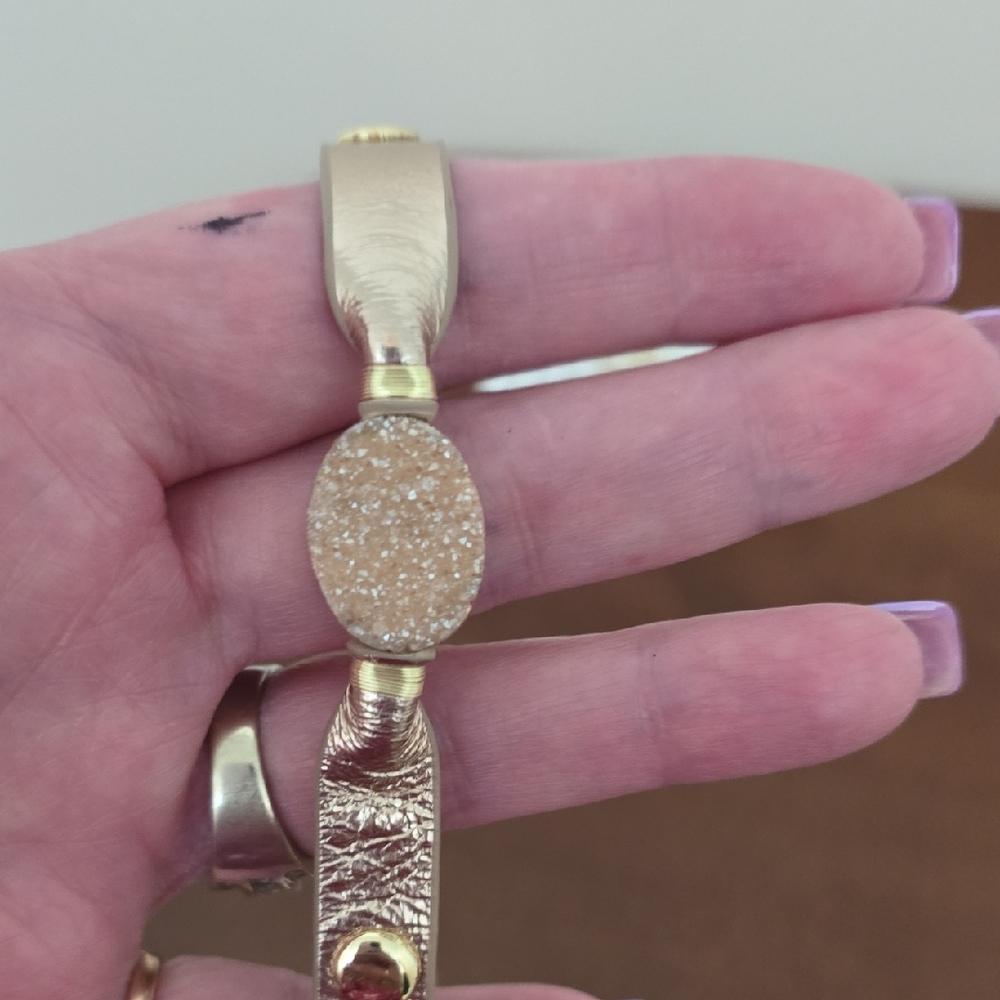 Erimish Gold and Tan Bracelet(7)